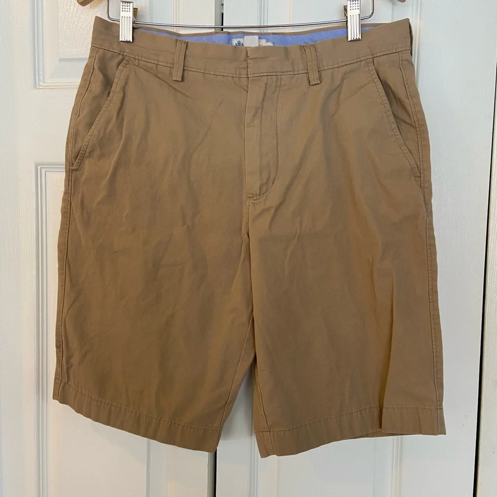 J. Crew Men's Brown Flat Front Shorts